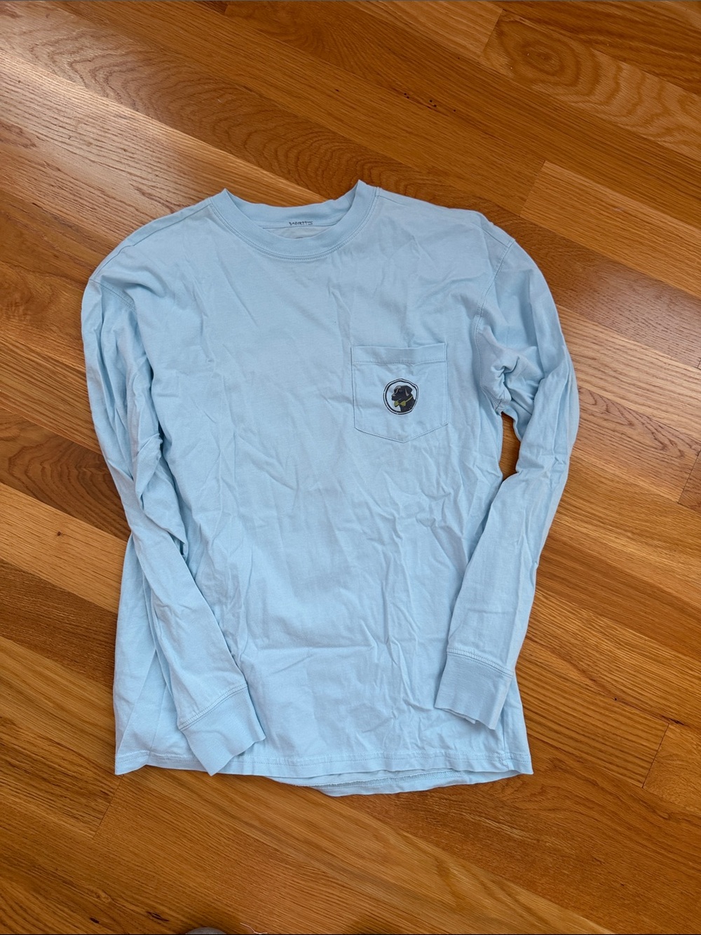 Southern Proper Pale Blue Long-Sleeve Pocket Tee
